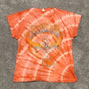 Grateful Dead MadeWorn Orange Tie-Dye T-Shirt